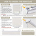 SUNOFF Blackout Cordless Roller Shades Blinds,56" W x 72" H,Linen Beige