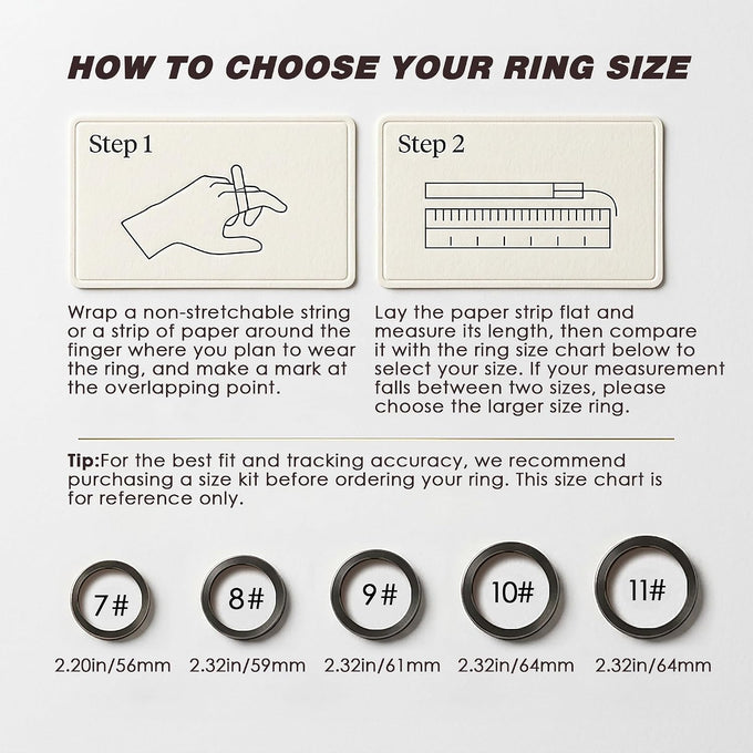 Smart Ring–Fitness&Health Tracker,Heart Rate,SpO2,Sleep,No Sub,IP68