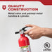 Kidde Fire Extinguisher for Home, 1-A:10-B:C, Dry Chemical Extinguisher, Red, Mounting Bracket Included, 4 Pack
