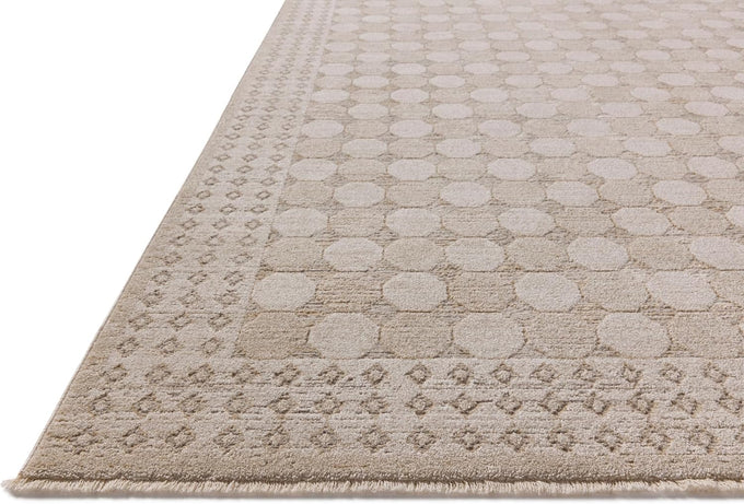 Loloi Amber Lewis Cali Collection CIL-01 Taupe/Natural 3'-6" x 5'-6", .25" Pile Height, Accent Rug