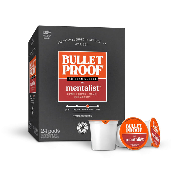 Bulletproof Original Medium Roast Single-Serve Pods, 72 Count
