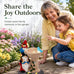 Nacome Solar Garden Gnome Statue: Funny Triple Stacked Figurine Decor