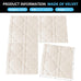 Velvet 3d wall panels for Interior wall Decor peel and stick, Soundproof Geometric Textured 3d Wall Panels for Living Room, Bedroom, TV Background 17.7" x 17.7", Cover 26.15 Sq.Ft Cream White