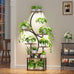 BACEKOLL Plant Stand Indoor with Grow Light, 8 Tier Corner Plant Shelf Tall