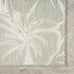 Abani Green Area Rug – Ocean Collection – 4' x 6' Tropical Flower – Indoor & Outdoor Use – UV Protected, Fade-Resistant, Easy to Clean – Durable for Patio, Deck, Entryway, or Kitchen