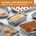 Farberware Nonstick Bakeware Set with Cooling Rack for Baking, 10-Piece