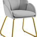 Yaheetech Flower Shape Vanity Chair with Petal Armrests, Green
