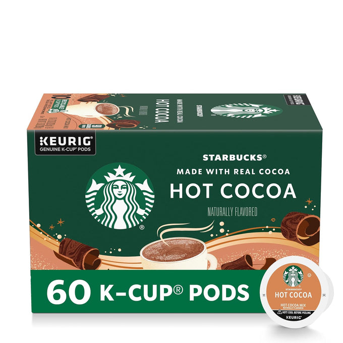 Starbucks K-Cup Coffee Pods, Flavored Hot Cocoa, Classic Hot Cocoa, 60 Keurig Pods
