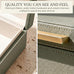 Decorative Storage Boxes with Lids - Set of 2 PU Leather Organizer Bins