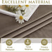 StangH Taupe Velvet Curtains Luxury Extra or Living Room, W52 x L108, 2 Pcs