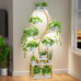 BACEKOLL Plant Stand Indoor with Grow Light, 8 Tier Corner Plant Shelf Tall