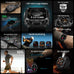 AMAZTIM Smart Watch, Rugged Fitness Watch, 40 Days Battery, Flashlight