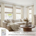 Thick Linen Sand Beige Black Out Curtains 96 Inch Long for Living Room, Elegant Pinch Pleated Room Darkening Cream Curtain & Drapes 40x96 Length for Bedroom Privacy Insulated Windows Burg 2 Panels Set
