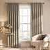 NICETOWN Gold Brown Velvet Curtains for Living Room, 2 Panels, W52 x L144