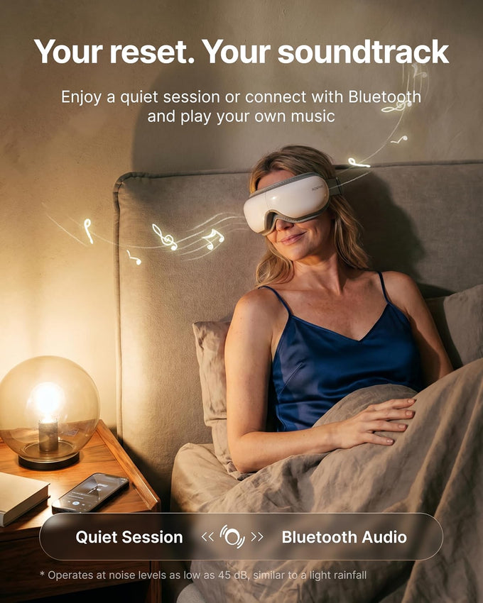 RENPHO Eyeris 1 Eye Massager with Heat, Heated Massage Eye Mask