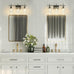 VONLUCE 3 Light Bathroom Vanity Light Fixture,Matte Black
