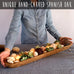 Decorative Wooden Dough Bowl Decor Approx 30 Inch, Hand Carved Spanish Oak