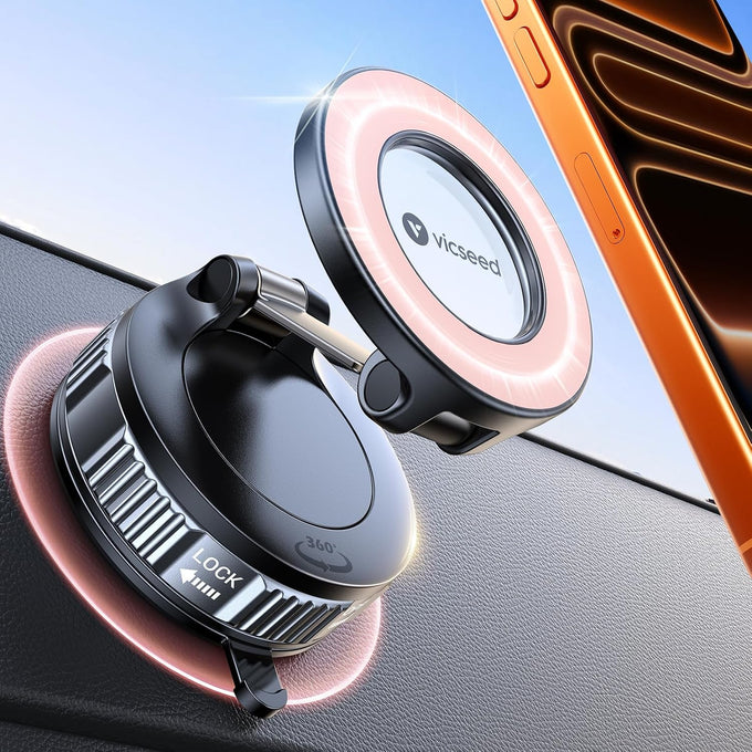 VICSEED Car Phone Holder for Magsafe Car Mount [85 LBS Strongest Suction]