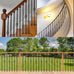 16 Pack Iron Balusters for Staircase Interior W/ 32 Pack Baluster Shoes, 1/2" x 44" Wrought Iron Baluster Stair Balusters,Hollow Metal Balusters Stair Spindles for Staircase Decks Balusters Indoor