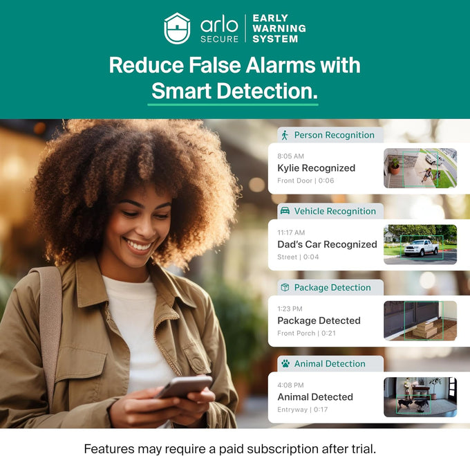 Arlo Essential Outdoor Pan Tilt Zoom Security Camera 2K Wired - 2-Cam
