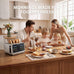 4 Slice Smart Toaster with Dual Independent Controls for Family Breakfast