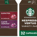 Starbucks by Nespresso Vertuo, French Roast, Dark Roast Coffee, 32-count Coffee Pods, Brews 7.8 oz.