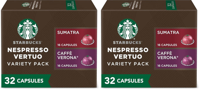 Starbucks by Nespresso Vertuo, French Roast, Dark Roast Coffee, 32-count Coffee Pods, Brews 7.8 oz.