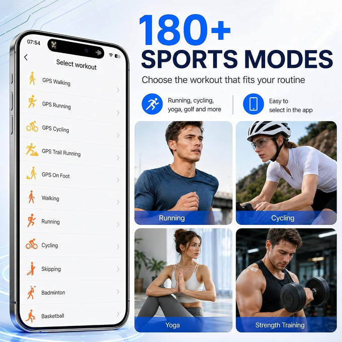 Smart Ring Fitness Tracker for Men & Women with Sleep, Heart Rate & SpO2