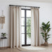 Zeerobee 2 Pack Curtain Rods 72-144", 1 Inch Industrial Black Curtain Rod