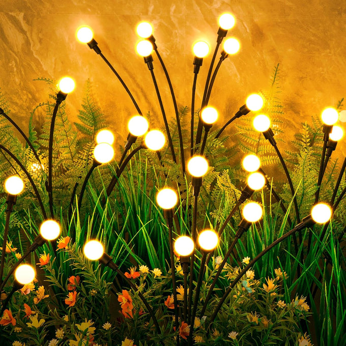 ASMAD Solar Lights Outdoor(12Pack-64 LEDs),Solar Garden Lights,Fairy Lights