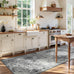 3x12 Grey Rug Runners for Hallways Kitchen Runner Rug Non Slip Washable Black Long Runner Rugs with Rubber Backing Soft Abstract Carpet Runner for Bedroom, Kitchen, Bathroom, Entryway
