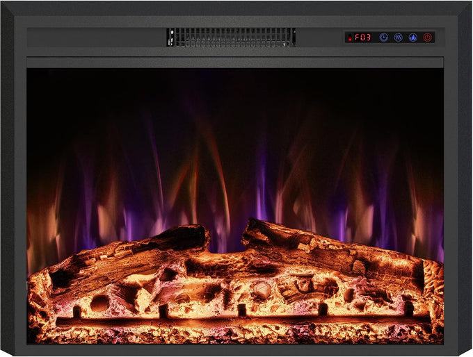Fireplace Insert Trim Kit for 32.99" W x 24.92" H?Black?B0BBR1HTLN, Only Suitable for Rodalflame Size-Matched Fireplaces