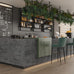BAYYA Concrete Wallpaper Peel and Stick Wall Paper for Bedrooms Cement Wrap