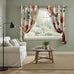 jinchan Beige Boho Floral Blackout Curtains 63 Inch Grommet 2 Panels