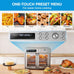 Midea Flexify Classic French Door Toaster Oven Air Fryer Combo, 26.4 QT