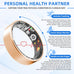 Smart Ring | No Subscription Fitness & Health Tracker Gold Size8