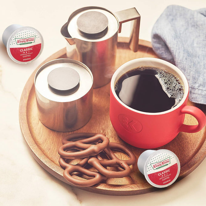 Krispy Kreme Classic Coffee, Keurig Single Serve K-Cup Pods, Medium Roast, 96 Count
