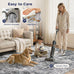 DMOYEST Area Rug Living Room Rugs 9x12 Washable Abstract Grey Carpet