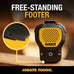 DEWALT Mini Wearable Bluetooth Speaker, Clip-On Jobsite Pro (Yellow)