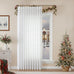 Vision Home White Pinch Pleated Semi Sheer Curtains 60Wx90Lx1