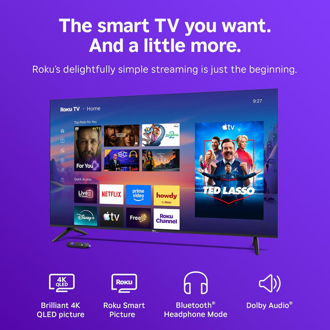 Roku 65-Inch Select Series Smart TV 2026-4K (2160p) QLED TV TV