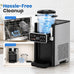 Slushie Machine for Home, Ice Cream Maker, 6 Presets, No Ice Needed, Black