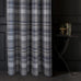 always4u Plaid Gingham Curtains for Living Room Bedroom Room Darkening Check Country Curtains 2 Panels Striped Grommet Window Treatments 54X84 Inch Blue and Brown