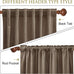 StangH Taupe Velvet Curtains Luxury Extra or Living Room, W52 x L108, 2 Pcs
