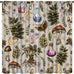 Vintage Botanical Curtains,Antique 1900s Plants Herbs Mushroom Blackout Window Drapes for Kitchen,Boho Retro Wildflower Green Leaf Ferns Farmhouse Window Treatment for Living Room 52x84in