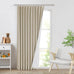 WEST LAKE Pink Bailey Pinch Pleated Full Blackout Window Curtain Panels 95 Inches Length,Modern Textured Drapes for Girls Room,Farmhouse Window Treatment for Bedroom,40" Wx95 Lx2