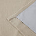 Vision Home Sand Pinch Pleated Full Blackout Curtains Linen Blended Room Darkening Window Curtains 84 inch for Living Room Bedroom Thermal Insulated Pinch Pleat Drapes with Hooks 2 Panel 40" Wx84 L