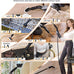 WolfClean Steam Cleaner, 3 Level Adjustable Handle with 18 Accessories