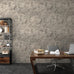 JSEVEM 31"×354" Light Brown Concrete Wallpaper Peel and Stick Industrial Beige Gray Cement Contact Paper Vinyl Warp Matte Textured Self Adhesive Wall Paper for Bedroom Bathroom Office Walls