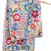 Levtex Home - Day Garden - Throw - Bold Floral - White Red Pink Green Ochre Teal - Throw (50x60in.) - Cotton